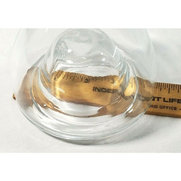 RARE Decorative Italian MOD DEP  Clear Glass Bottle OIL VINEGAR WINE Decanter - Picture 9 of 12